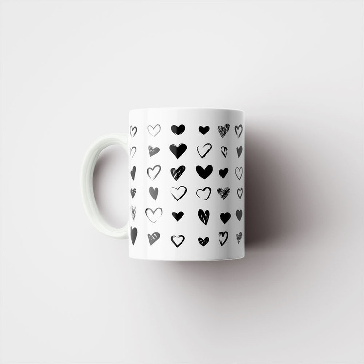 ماگ پادآفرین مدل عشق طرح قلب LOVE کد p6314