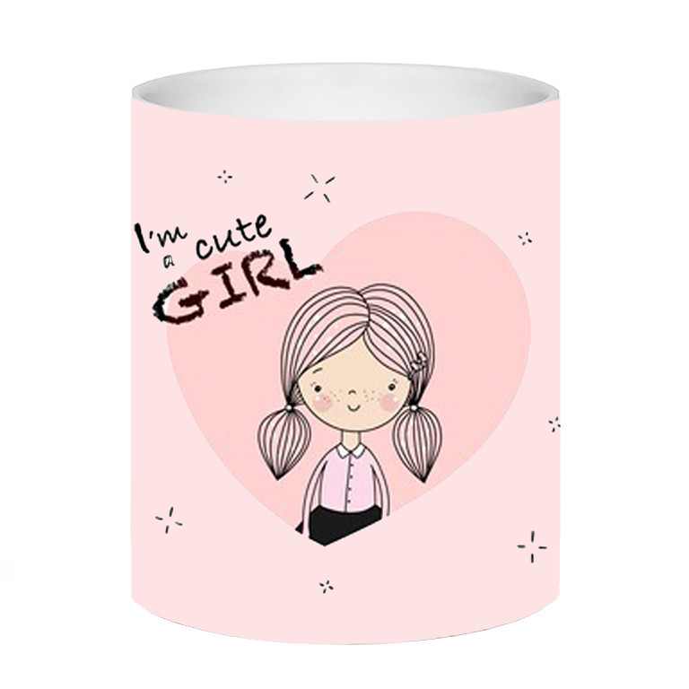 ماگ طرح cute girl کد 271