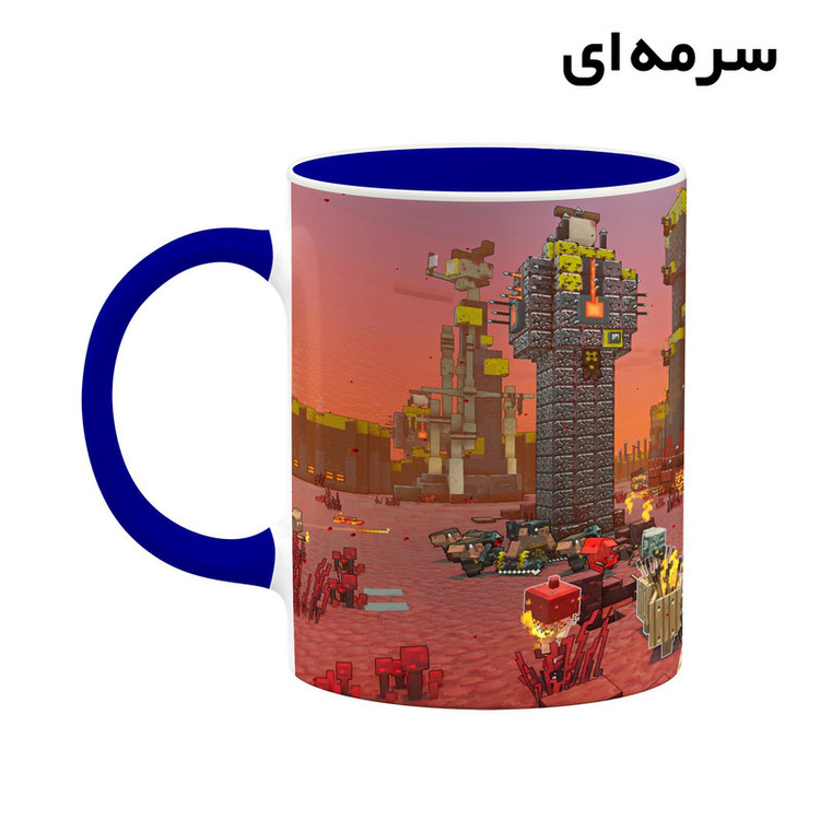 ماگ کاکتی طرح ماینکرافت minecraft مدل mgh41422