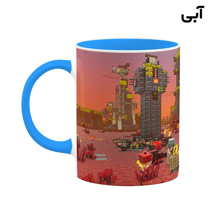 ماگ کاکتی طرح ماینکرافت minecraft مدل mgh41422