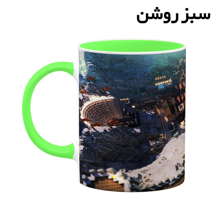 ماگ کاکتی طرح ماینکرافت minecraft مدل mgh41130