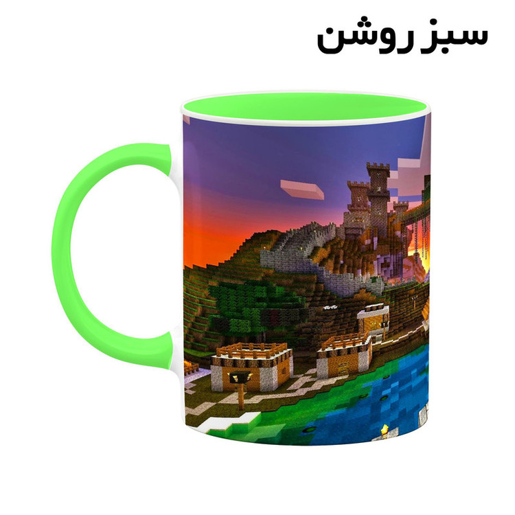 ماگ کاکتی طرح ماینکرافت minecraft مدل mgh41131