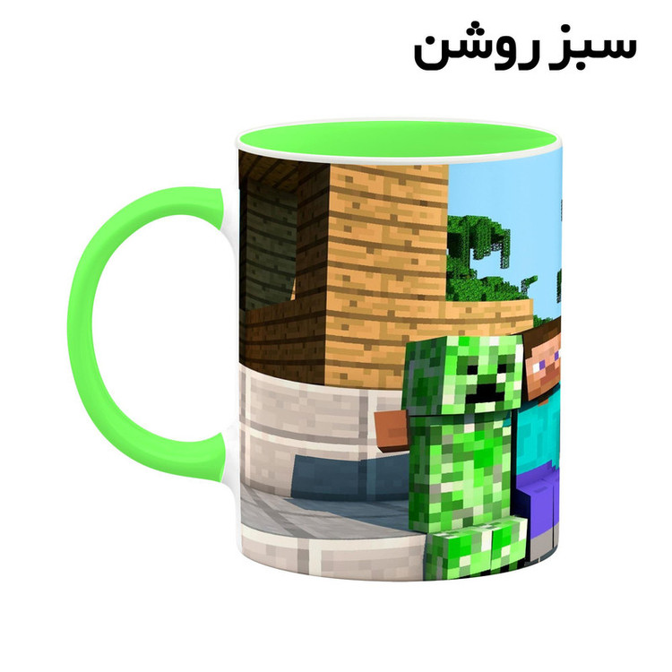 ماگ کاکتی طرح ماینکرافت minecraft مدل mgh41255