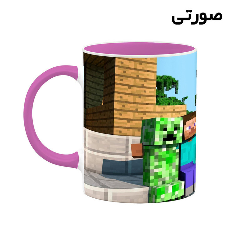 ماگ کاکتی طرح ماینکرافت minecraft مدل mgh41255