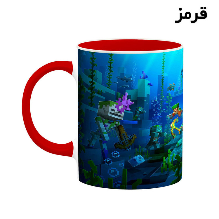 ماگ کاکتی طرح ماینکرافت minecraft مدل mgh41404