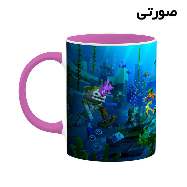 ماگ کاکتی طرح ماینکرافت minecraft مدل mgh41404