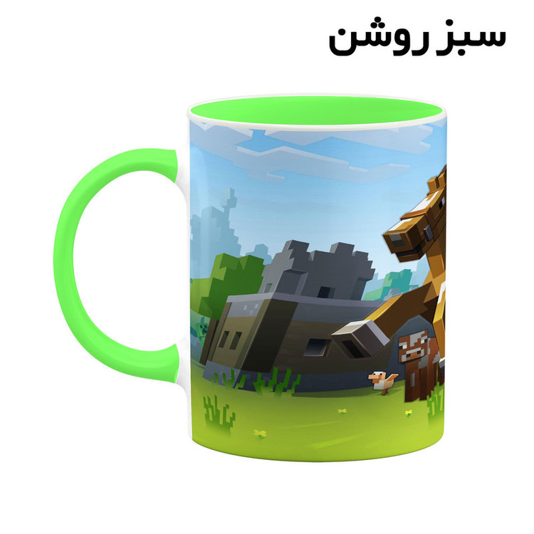 ماگ کاکتی طرح ماینکرافت minecraft مدل mgh41264