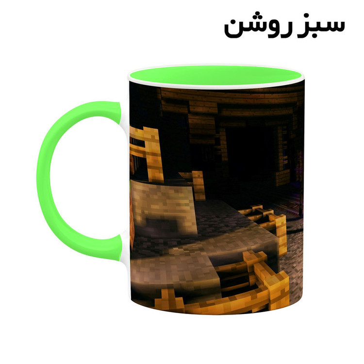 ماگ کاکتی طرح ماینکرافت minecraft مدل mgh41459