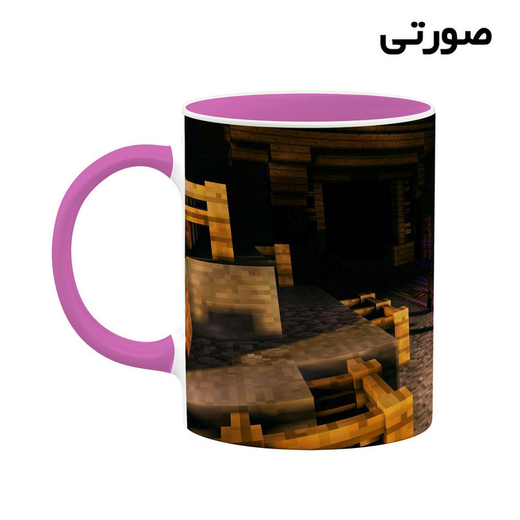 ماگ کاکتی طرح ماینکرافت minecraft مدل mgh41459