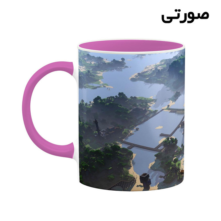 ماگ کاکتی طرح ماینکرافت minecraft مدل mgh41451
