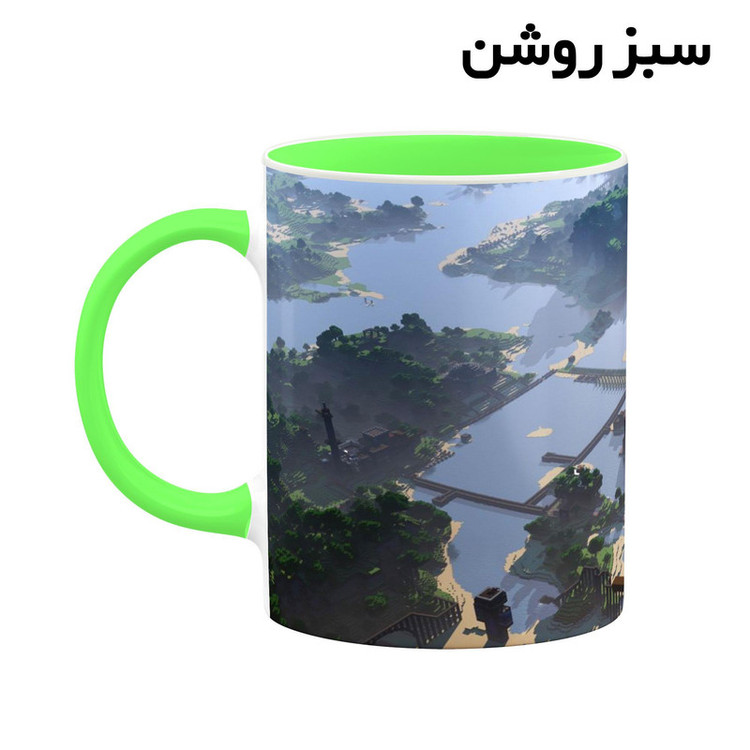 ماگ کاکتی طرح ماینکرافت minecraft مدل mgh41451