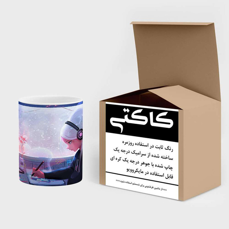 ماگ کاکتی مدل انیمه کد mgh14369