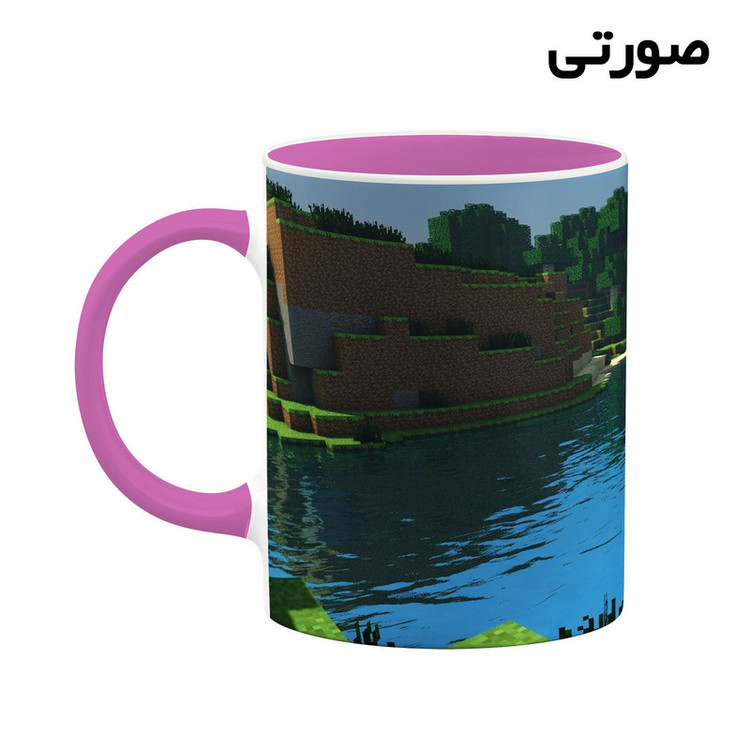 ماگ کاکتی طرح ماینکرافت minecraft مدل mgh41086