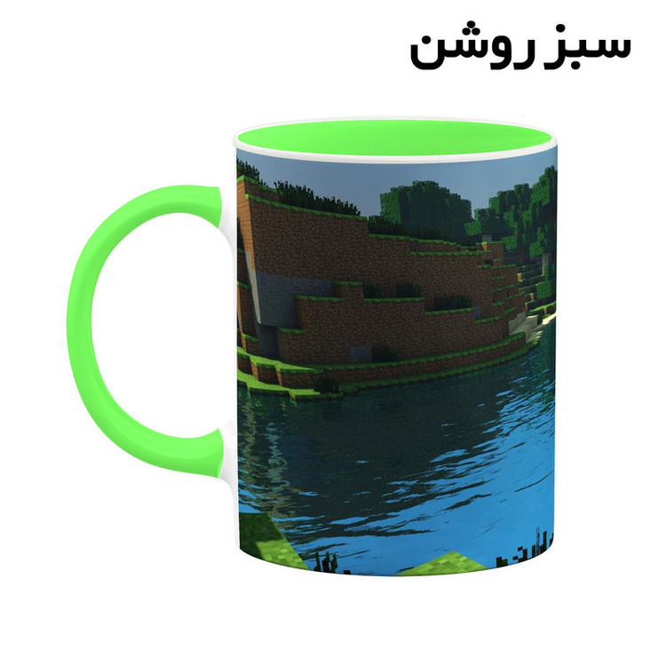 ماگ کاکتی طرح ماینکرافت minecraft مدل mgh41086