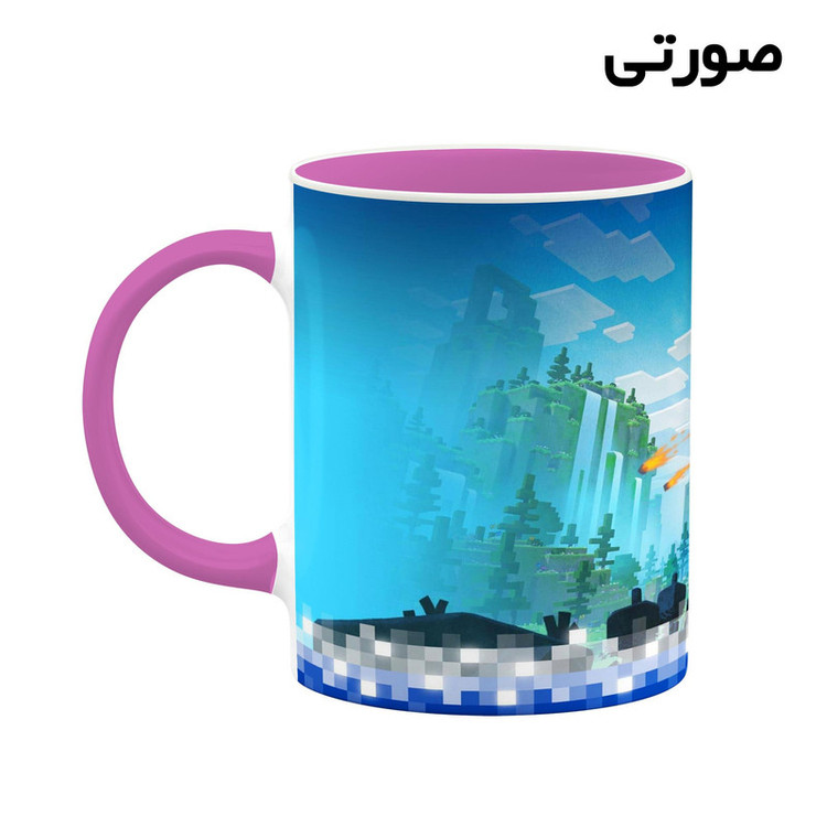 ماگ کاکتی طرح ماینکرافت minecraft مدل mgh41344