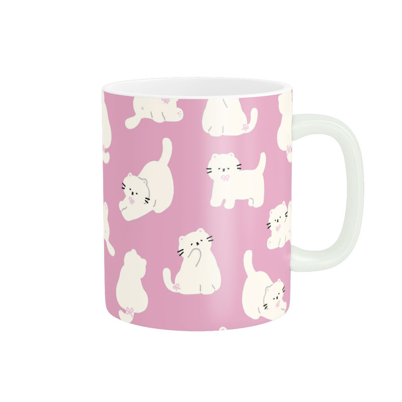ماگ پاد آفرین مدل گربه کیوت پینترستی کد 267