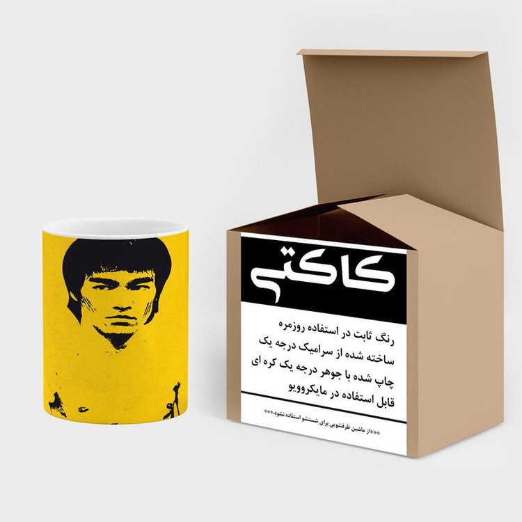 ماگ کاکتی طرح بروسلی Bruce Lee مدل mgh25336