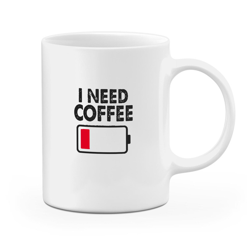 ماگ نادیراد طرح قهوه مدل I Need Coffee