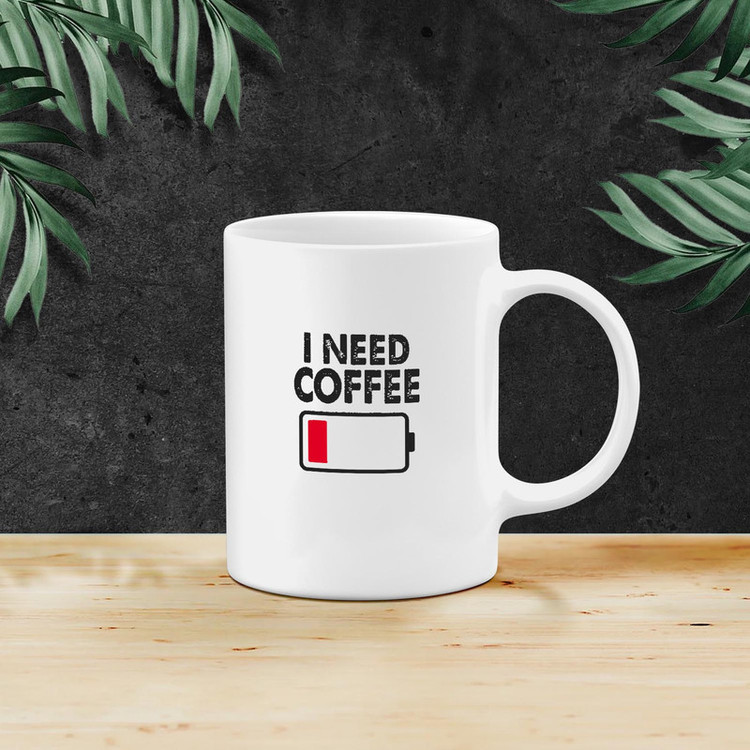 ماگ نادیراد طرح قهوه مدل I Need Coffee