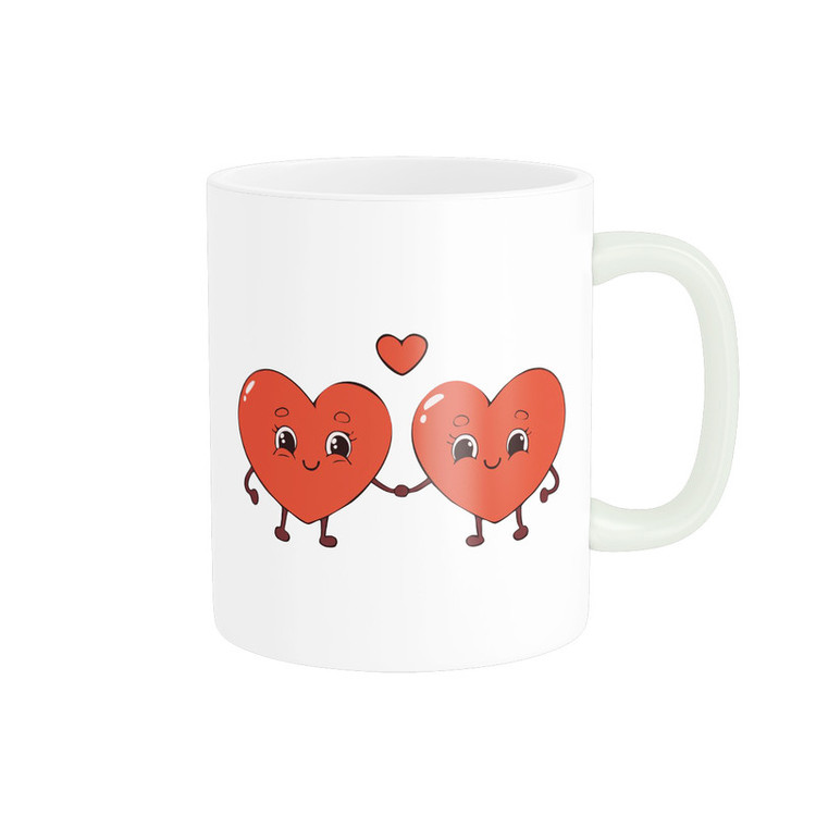 ماگ پاد آفرین مدل فانتزی طرح قلب عشق love عاشقانه کد p12006
