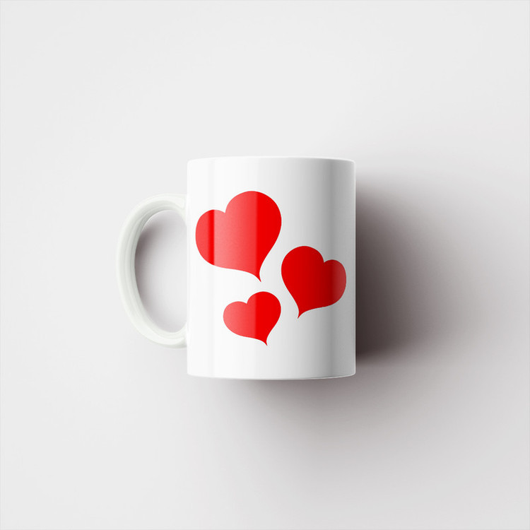 ماگ پاد آفرین مدل فانتزی طرح قلب عشق love عاشقانه کد p12003