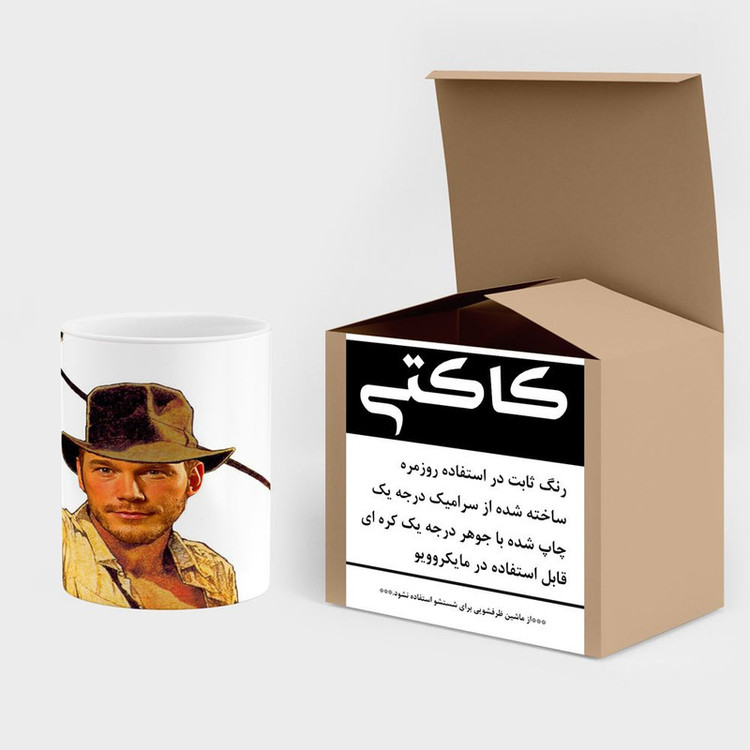 ماگ کاکتی طرح Chris Pratt مدل mgh25632