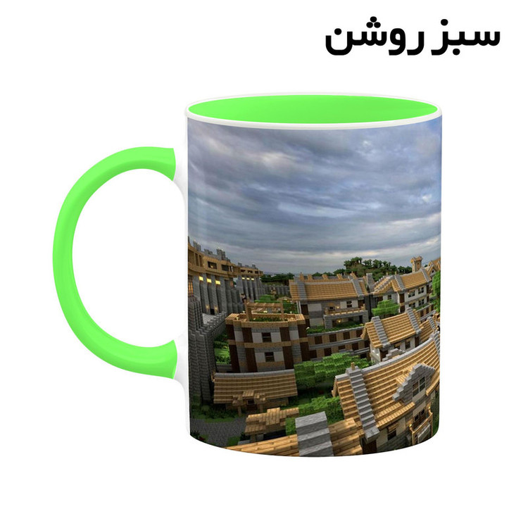 ماگ کاکتی طرح ماینکرافت minecraft مدل mgh41518
