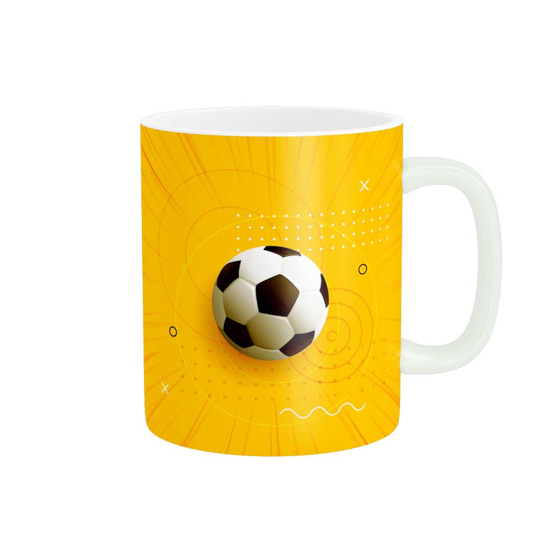 ماگ پادآفرین طرح فوتبال کد 2946