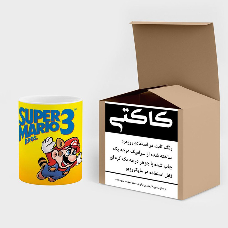 ماگ کاکتی مدل بازی سوپر ماریو Super Mario کد mgh30529