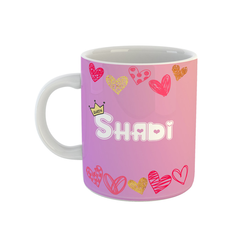 ماگ طرح تک شاخ مدل شادی