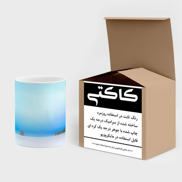 ماگ کاکتی مدل منظره برفی کد mgh15125