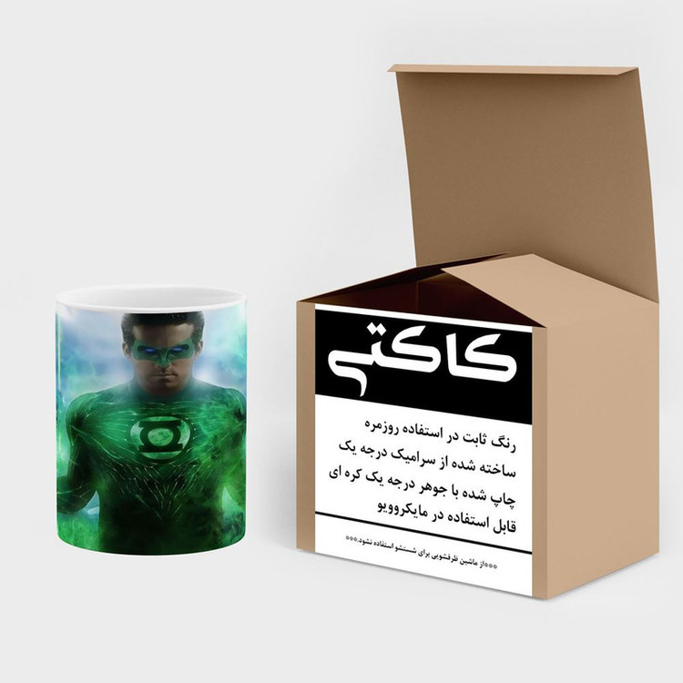 ماگ کاکتی مدل گرین لنترن Green Lantern کد mgh38815