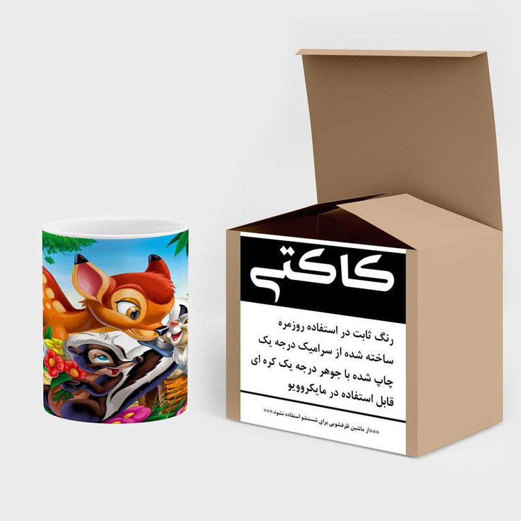ماگ کاکتی مدل کارتون Bambi کد mgh22227
