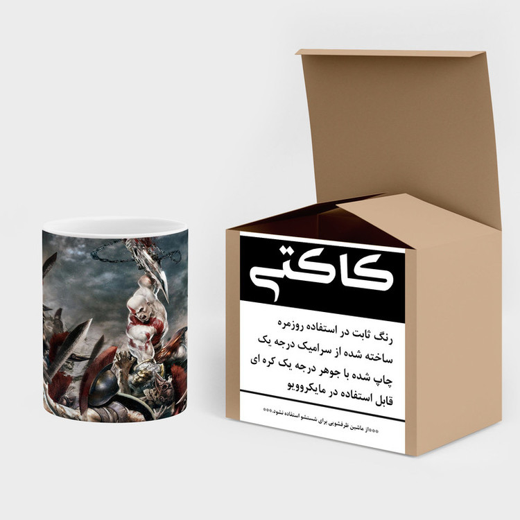 ماگ کاکتی طرح گاد آف وار God Of War مدل mgh40796