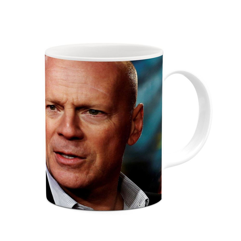 ماگ کاکتی طرح بروس ویلیس Bruce Willis مدل mgh25367