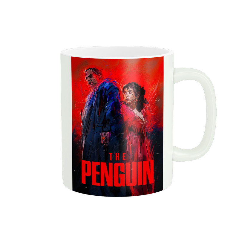 ماگ پادآفرین مدل کالین فارلColin Farrell سریال پنگوئنThe Penguin کد PM1394