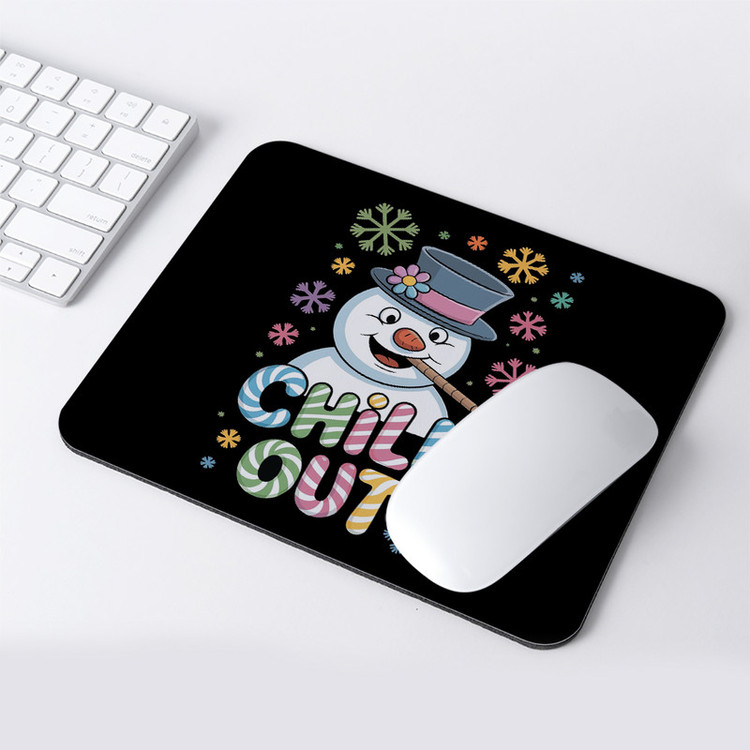 ماوس پد پاد آفرین مدل آدم برفی کد P816 سایز 19*24 سانتی متر