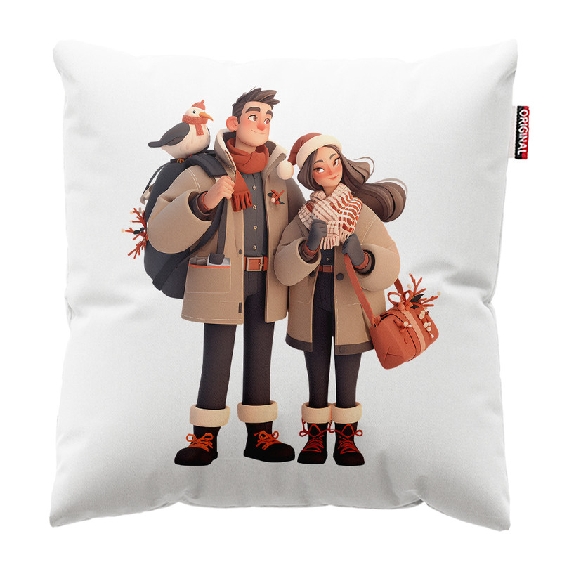 کوسن پاد آفرین مدل عشق همسر کد PK301799 سایز 30*30 سانتی متر