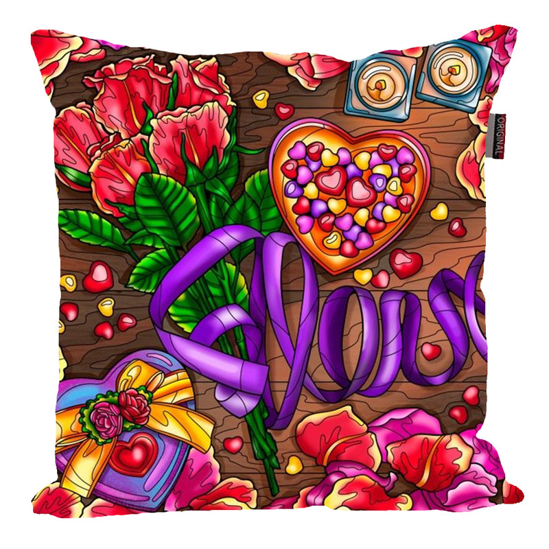 کوسن پاد آفرین مدل عشق طرح LOVE کد PK30856