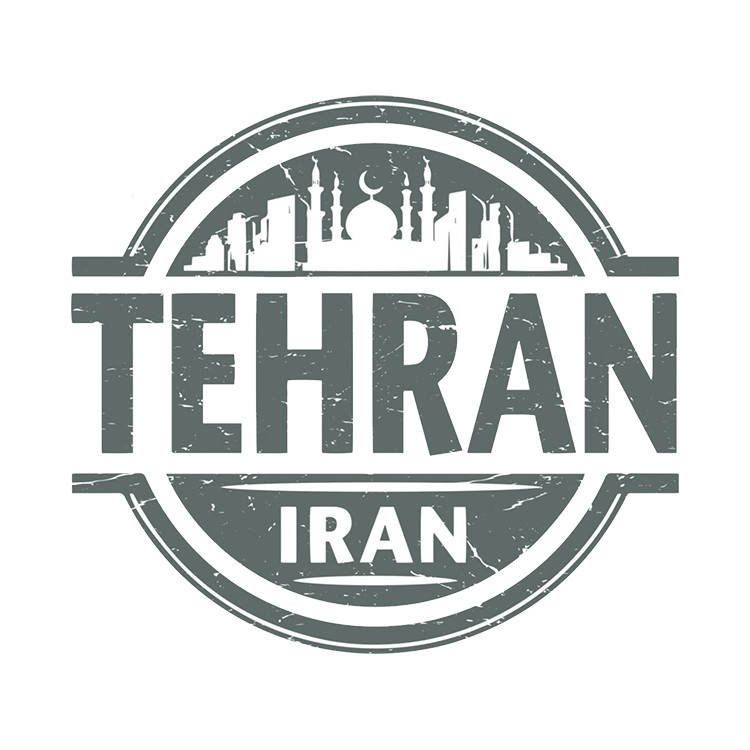 استیکر پارچه و لباس پاد آفرین مدل ایران تهران کد S7922