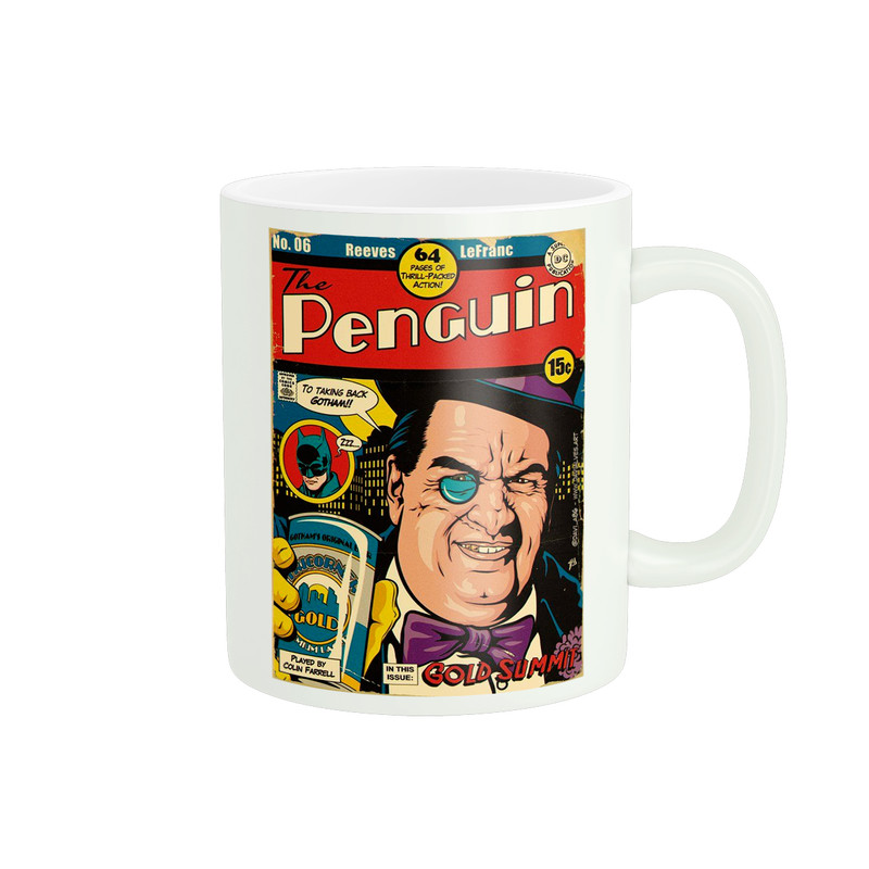 ماگ پادآفرین مدل کالین فارلColin Farrell سریال پنگوئنThe Penguin کد PM1395