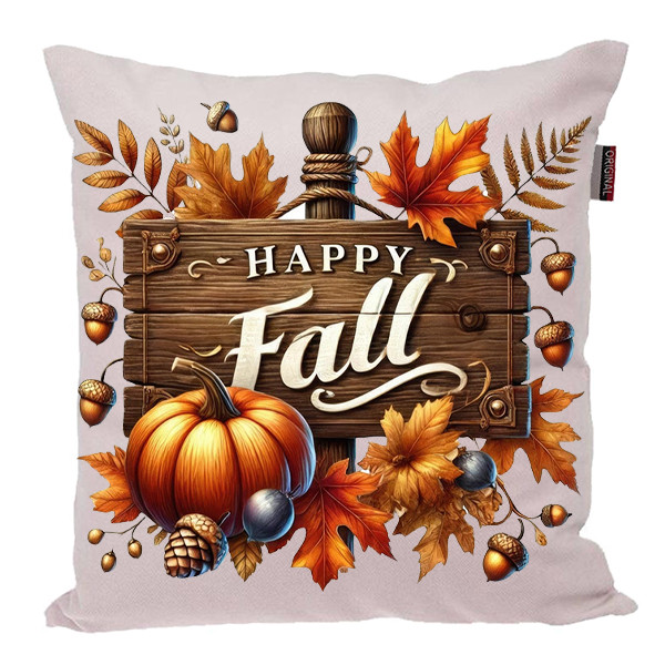 کوسن پاد آفرین مدل پاییز طرح Happy Fall کد PK30232