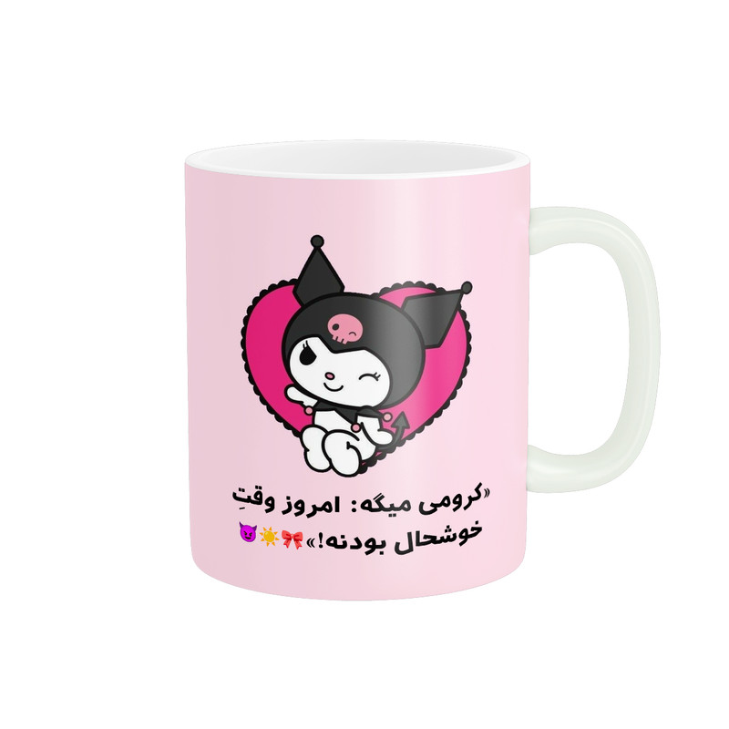 ماگ پادآفرین مدل کارتون کرومی و مای ملودی Kuromi کد PM3665