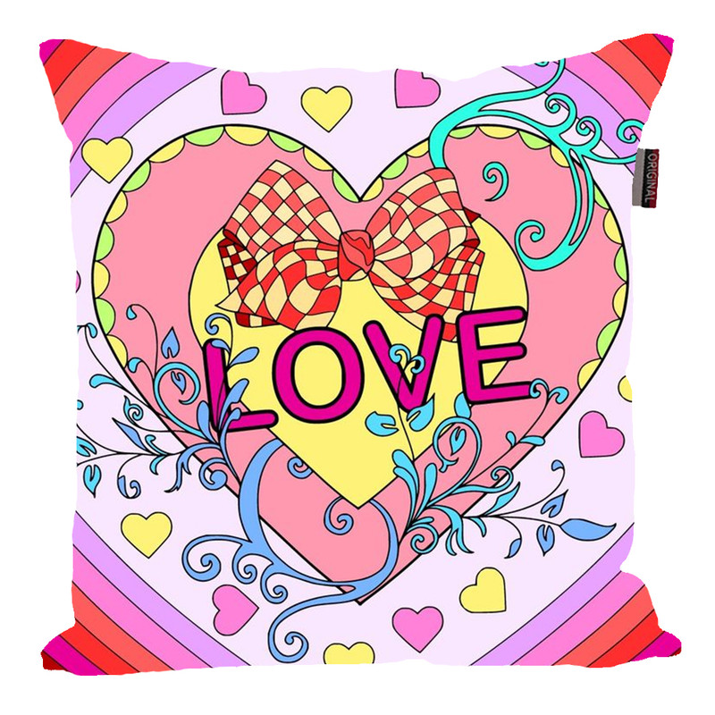 کوسن پاد آفرین مدل عشق طرح LOVE کد PK40825