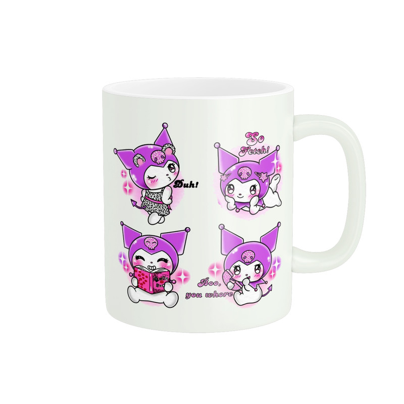 ماگ پادآفرین مدل کارتون کرومی و مای ملودی Kuromi کد PM3120