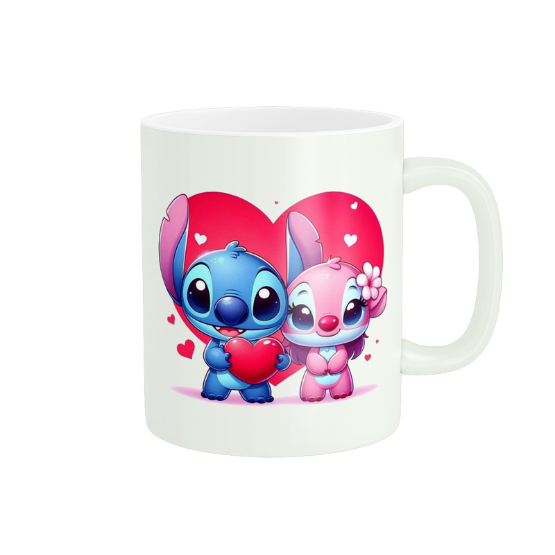 ماگ پادآفرین مدل کارتون استیچ و لیلو Stitch کد PM3809