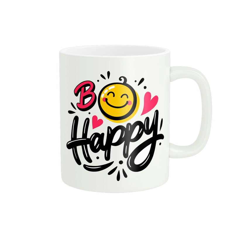ماگ پادآفرین مدل انرژی مثبت طرح Happy کد PM863