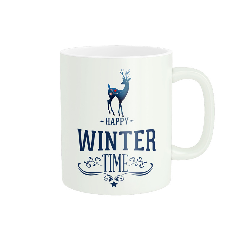 ماگ پادآفرین مدل زمستان Winter Time طرح گوزن کد PM821