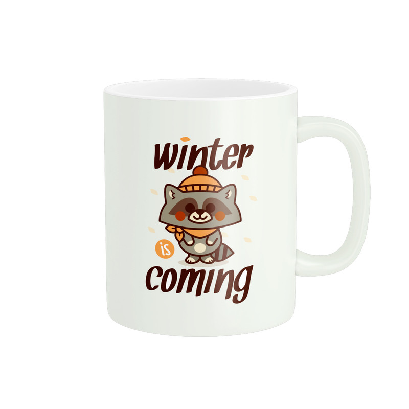 ماگ پادآفرین مدل زمستان طرح Winter Is Coming کد PM774