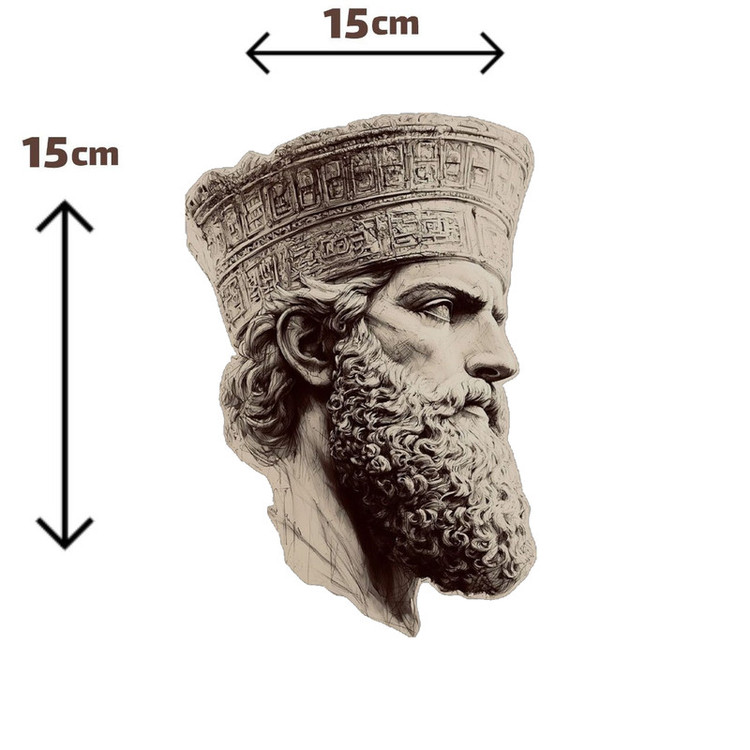 استیکر پارچه و لباس پاد آفرین مدل کوروش هخامنشی کد S7370